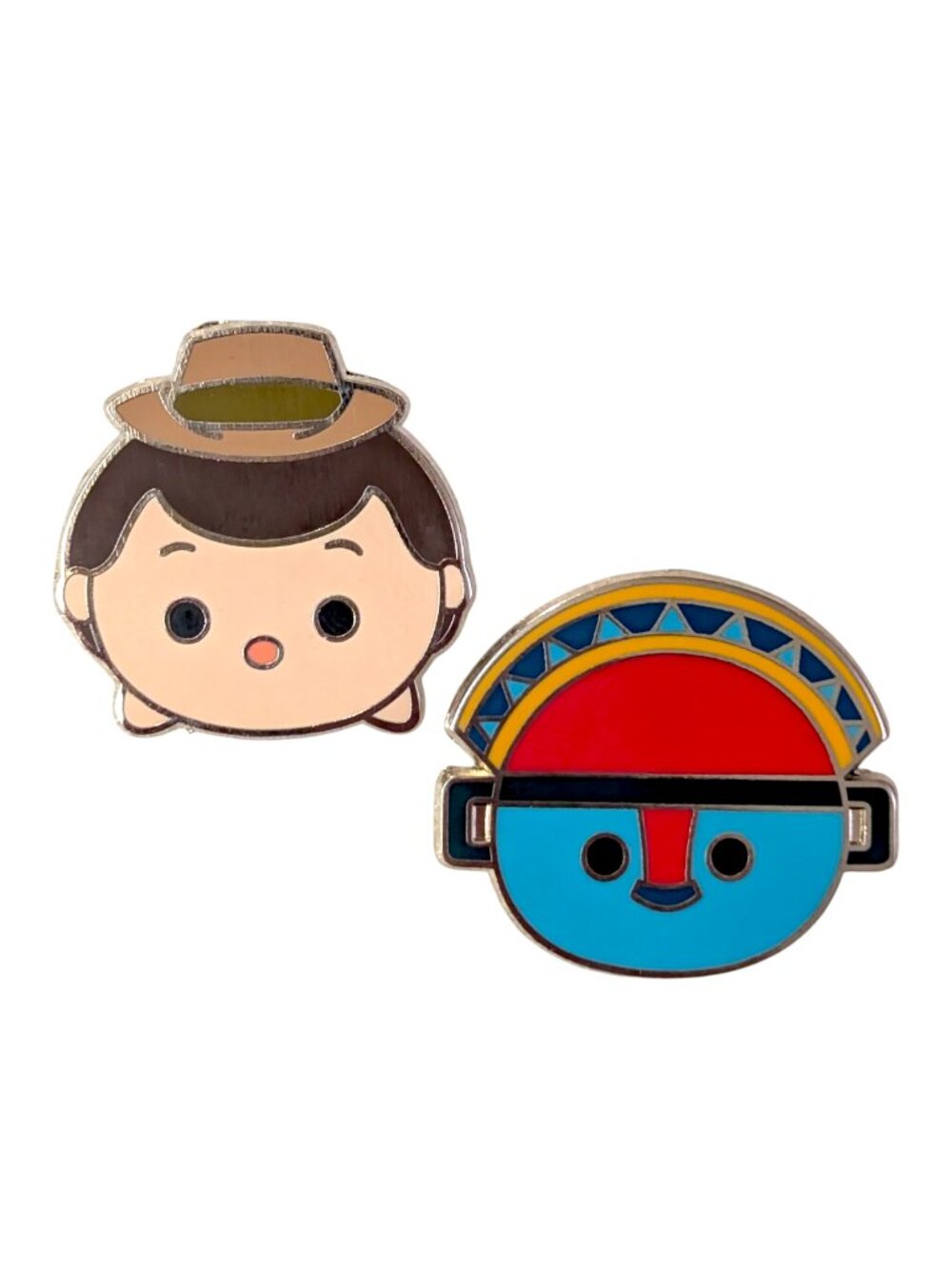 Jungle Cruise Disney Pins: Skipper and Tiki Tsum Tsums